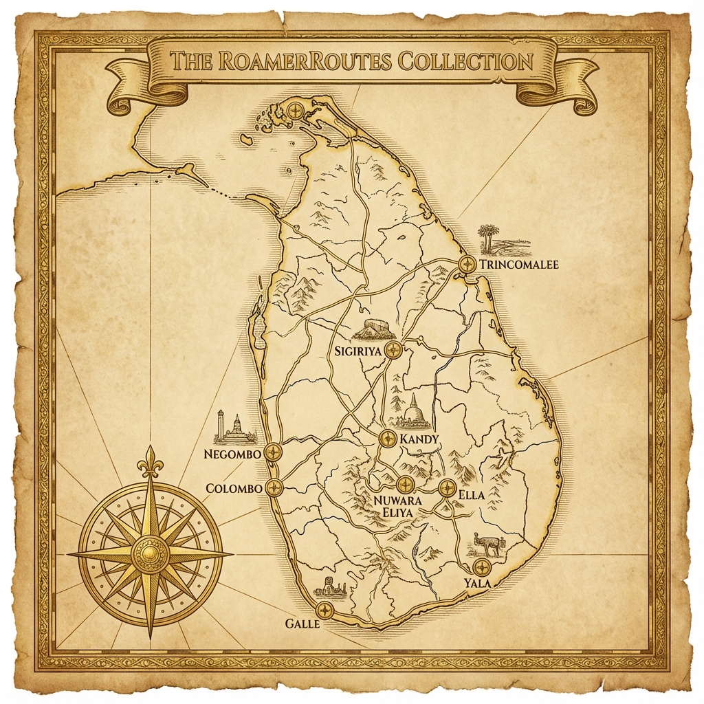 RoamerRoutes Golden Collection Map